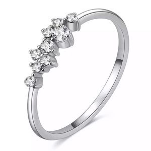 New Cute Simply Silver ring